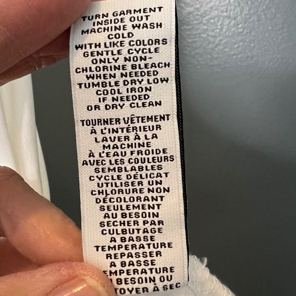 Carmen Marc Valvo White Cap Sleeve Ruched Tank Top Womens XL - Picture 5 of 5